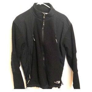 Women’s black North Face fleece jacket - large